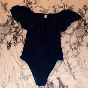 off the shoulder bodysuit